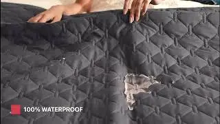 100% Waterproof Pet Blanket & Furniture Protector   Reversible Double Sided Cover for Sofa & Bed