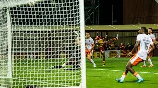 Zach Robinson finds the top corner against Dundee United