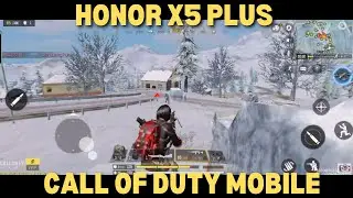 HONOR X5 PLUS GAMING TEST - CALL OF DUTY MOBILE BATTLE ROYALE - SCREEN REC