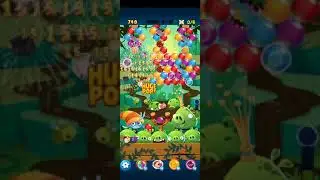 Angry Birds Pop Bubble Shooter Level 524 3 STARS NO BOOSTERS #angrybirdspopbubbleshooter