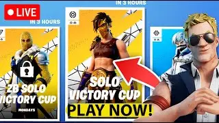 PLAYING *SOLO VICTORY CUP* TOURNAMENT | Fortnite