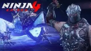 Ninja Gaiden 4 - Ryu Vs Cetus Boss Fight - Hard Mode - No Damage