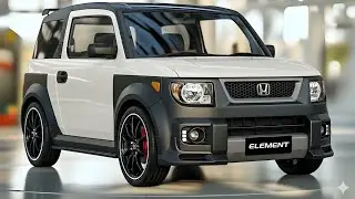 Honda Element 2026 возвращается &ndash; легендарный угловатый автомобиль возрождается в виде футуристич...