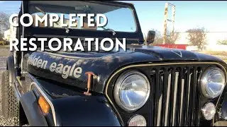 CJ7 JEEP GOLDEN EAGLE Completed Restoration