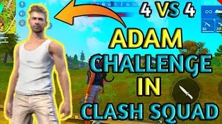 Adam challenge Clash asqud mobile player gameplay with Random Fan Watch Garena free fire 🔥