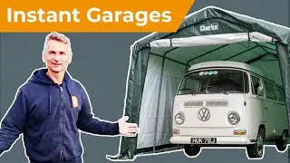 JK Exclusive: Tall Heavy Duty Instant Garages- Best home storage for your classic car.
