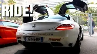 Akrapovic Mercedes SLS AMG Ride, Accelerations, Revs - SOUND!!