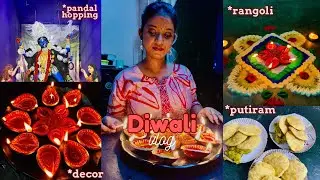 my * ANNUAL* Diwali vlog🪔🌺, Kali pujo, humid day, good times💌👻 | Priti Sinha😍