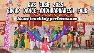 EBSB 2025Group Dance| Andhrapradesh folk dance| KVS Rashtriya ektaparv KVS #andhrapradesh #kvs #ebsb