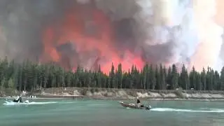 Funny river road fire , Alaska