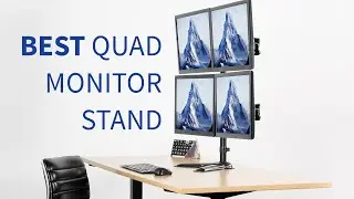 STAND-V104Z Quad monitor desk stand by VIVO