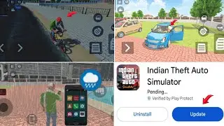 New Update - Night Mode + Rain Mode + How To Tell Npc In Car ? Indian Theft Aura simulator 