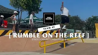 Dan Woolley + Ella Ledingham at Rumble on the Reef Skate Championships Mackay 2023