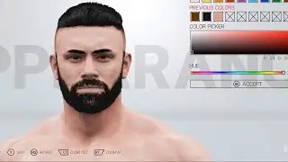 WWE 2K19 - Customize | Create Character (PC HD) [1080p60FPS]