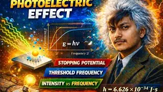 *Photoelectric Effect| Stopping Potential, Work Function, Threshold Frequency & Einstein Equation |