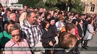 16/10/2019 | ADDIO AGLI AGENTI UCCISI: FOLLA COMMOSSA AI FUNERALI