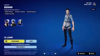 Buying Echo skin in Fortnite
