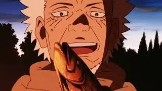 Naruto and the 3.hokage rating fish together...