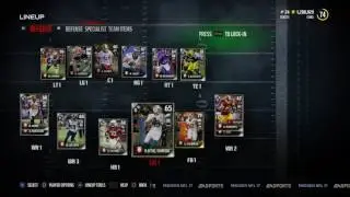 Madden NFL 17 - Salary Cap Menu