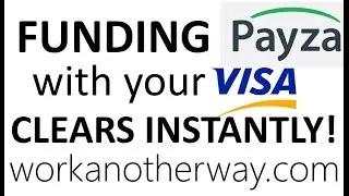 Funding your Payza Account with a Visa Card Clears Instantly Tutorial Review with Paul Graue
