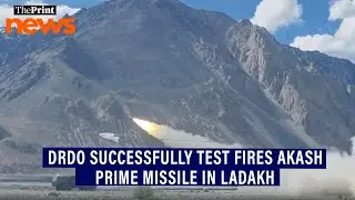 DRDO successfully test fires Akash Prime missile in Ladakh, two direct hits achieved during trial