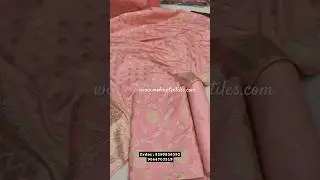 Pure Silk Banarasi Suit || Banarasi dress || Manufacturer|| Order: 9044703519
