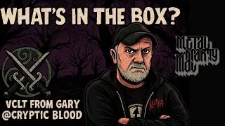&ldquo;What&rsquo;s In The Box?&rdquo; VCLT from Gary from Cryptic Blood Records #metalcommunity #vclt 