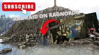 ARK solo raid on Ragnarok cave underneath lighthouse