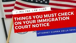 Things You Must Check on Your Immigration Court | J. Molina Law Firm