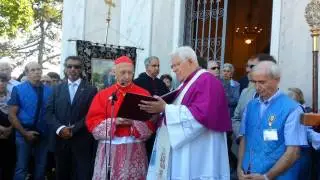 Santuario Madonna della Guardia Genova Cardinale Angelo Bagnasco 29 08 2013