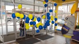 The 100,000th visitor to the SPAM Museum