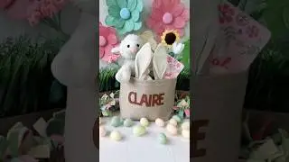These custom Easter baskets add the personalized touch #easter #easteregg #moms #elementaryschool