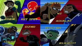 𝐓𝐞𝐞𝐧 𝐓𝐢𝐭𝐚𝐧𝐬: 𝐕𝐞𝐫𝐬𝐮𝐬 𝐓𝐨𝐮𝐫𝐧𝐚𝐦𝐞𝐧𝐭 🦾🦿🔥🌊🏹 #superhero #dc #teentitans