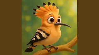 The Hoopoe (Upupa epops) Educational Song for Kids | Nursery Rhymes
