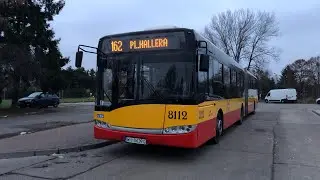 Przejazd Solaris Urbino 18 Euro 4 #8112. 162 ➡️ Ec. Siekierki / Pl. Hallera