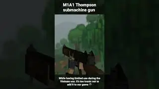 My take on the Thompson submachine gun #reload #animation #shorts