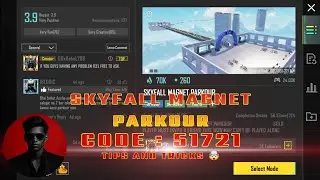 BGMI WOW MAP CODE 51721 | SKYFALL MAGNET PARKOUR MODE 🔥| #bgmi #skyfallmagnetparkour tips & tricks