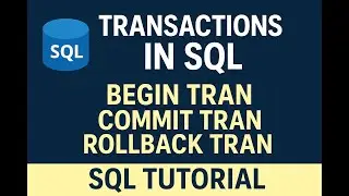 Day 28 | Begin Transactions and Commit Transactions in SQL  | SQL ADVANCE