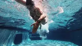Swimming with Resistance Cord