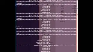 Python Electronic Point of Sale