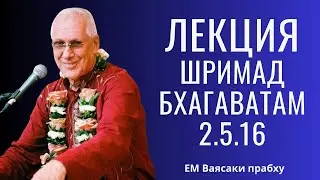 Лекция Е.М. Вайясаки Прабху |ШБ 2.5.16| Нараяна — цель йоги, аскез и знания: почему Брахман не финал