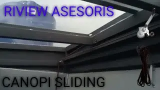 cara membuat kanopi sliding