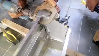 paano mag sarado ng box type gutter / (how to end/close a box type gutter)