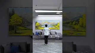 Recommended decorative paintings for the living room sofa background wall