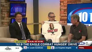 Scott Kaye & Joe Skare  join10/11 Meteorologist Brad Anderson on TV to talk Combat Hunger '23.