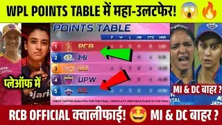 WPL 2026: RCB और UPW का डबल धमाका! 😱 Match 10 & 11 के बाद Points Table में भारी बदलाव | MI OUT?