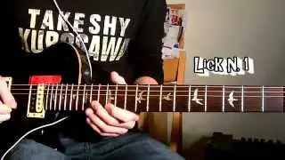 Chromatic Guitar Licks - Crazy Guitar Lesson - Advanced Guitar Licks
