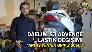 Daelim S3 Advence Lastik Değişimi 