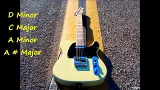 Rock Ballad Guitar Backing Track in D Minor