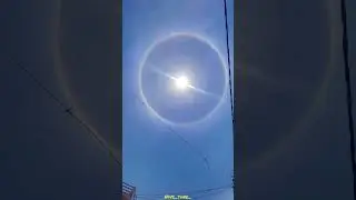 beutiful sun ☀️around circle #sunrise #circle #naturalbeauty #status